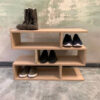 ZigZag-Schuhregal-Eiche