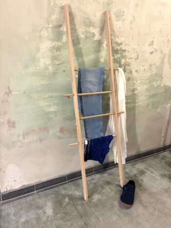 holz kleiderleiter klein