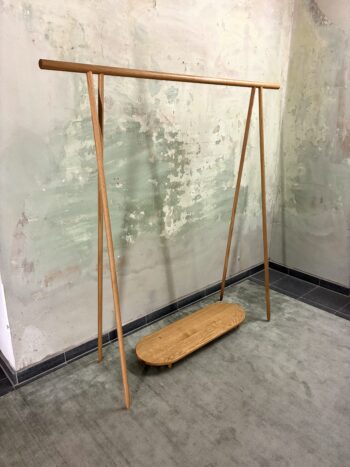 Holz Kleiderständer mit Ablage